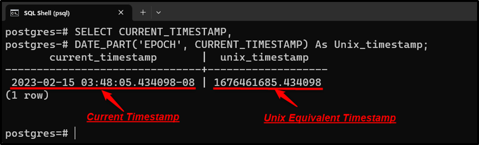 How to Get the Unix Timestamp in PostgreSQL - CommandPrompt Inc.