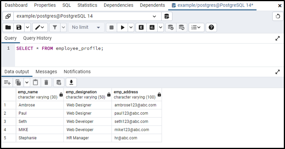 PostgreSQL VARCHAR Data Type With Examples - CommandPrompt Inc.