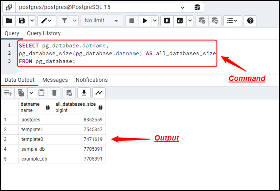 Check Database Size and Table Size in PostgreSQL Using pgAdmin ...