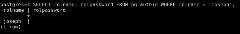 postgres-password-blank